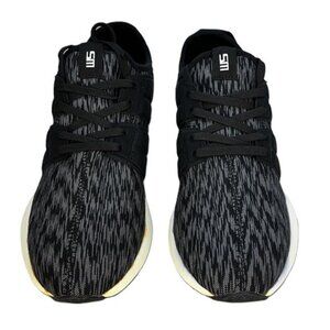 NEW Steve Madden Besler Lace Up Black Sneakers Men's 8